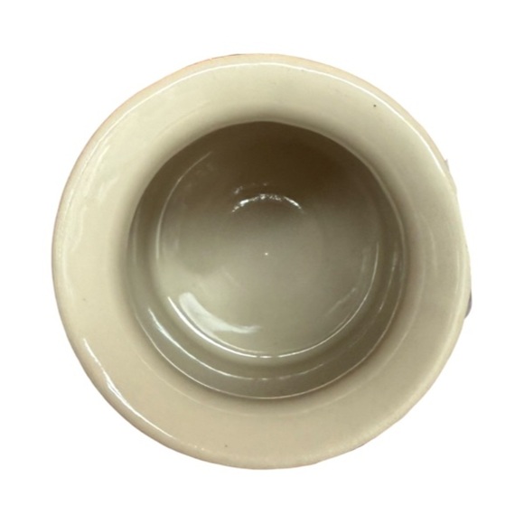 Vintage Gabriel Sweden Stengods Pottery Vase Handpainted Leaves and Berries - Picture 5 of 8